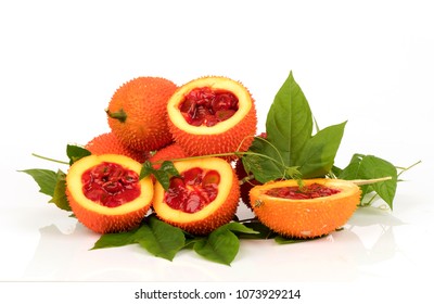 Gac fruits,fruits of Thailand have medicine properties.