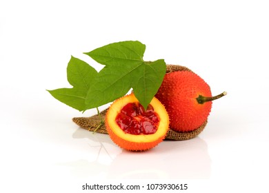 Gac fruits,fruits of Thailand have medicine properties.