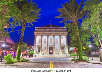 Gainesville, Florida, USA At Downtown. 