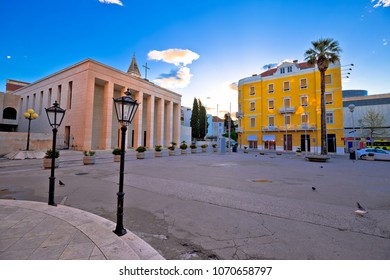 Gaje Bulata square in Split view, Dalmatia region of Croatia