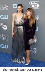 Gal Gadot And Patty Jenkins At The 23rd Annual Critics' Choice Awards Held At The Barker Hangar In Santa Monica, USA On January 11, 2018.