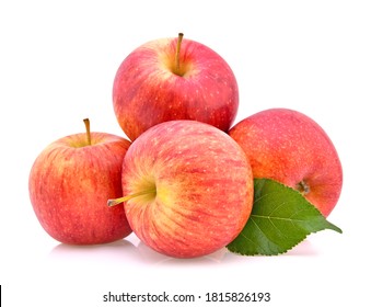 Gala apples isolate on white background - Shutterstock ID 1815826193