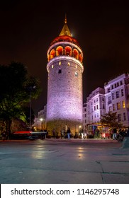 Galata Tower By Night