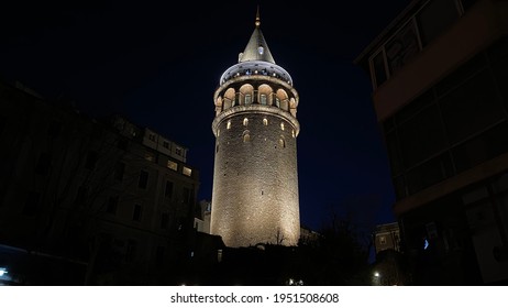 Galata Tower Istanbul Night View