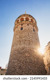 The Galata Tower (Galata Kulesi Museum), one of the symbols of Istanbul and popular tourist attraction at Beyoglu district, Istanbul, Turkey