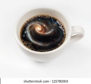 Galaxy in the cup of coffee. Elements of this image furnished by NASA. - Powered by Shutterstock - Get 15% off with code: PIKWIZARD15