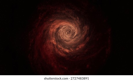 Galaxy in deep outer space. A view from space to a unknown spiral galaxy and stars. Universe filled with stars, nebula and galaxy. Elements of this image furnished by NASA.