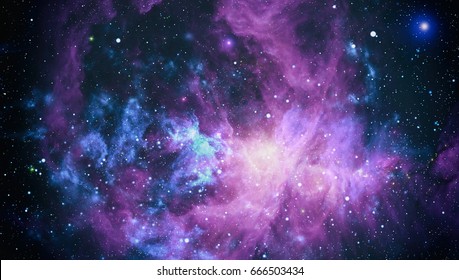 Galaxy - Elements of this Image Furnished by NASA - Shutterstock ID 666503434