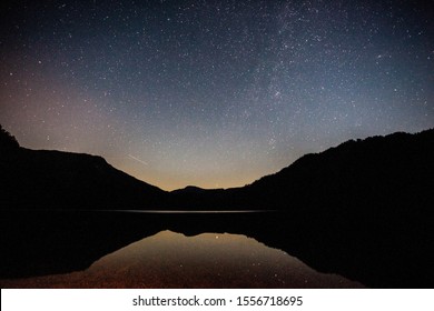 Galaxy Nightsky Under Offensee Lake