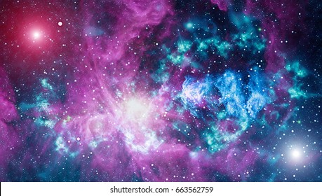 Galaxy in space, beauty of universe, black hole. Elements furnished by NASA , - Shutterstock ID 663562759