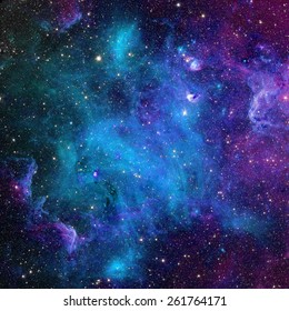 Galaxy Stars. Abstract Space Background. Elements Of This Image Furnished By NASA