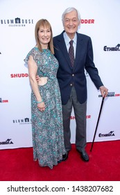 Gale Anne Hurd, Roger Corman attend 2019 Etheria Film Night at The Egyptian Theatre, Hollywood, CA on June 29, 2019