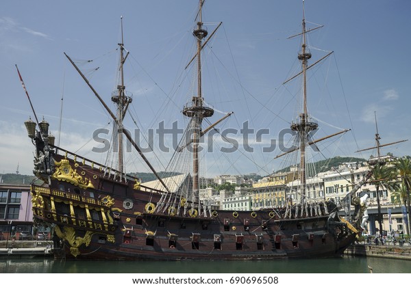 Galeone Neptune Genova Italy Stock Photo 690696508 | Shutterstock