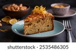 Galician Cake: A moist and flavorful cake from Galicia, typically made with almonds and citrus zest, known for its rich and nutty taste