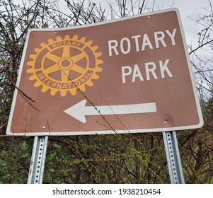 Gallatin Tennessee Rotary Park Entrance Sign Stock Photo 1938210454