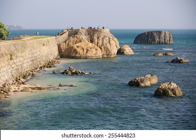 Galle Fort Wall In Sri Lanka