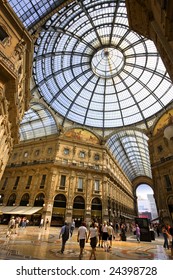 The Galleria Vittorio Emanuele II In Milan, Italy.