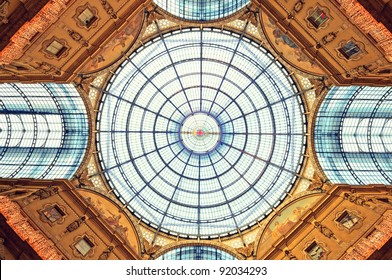 The Galleria Vittorio Emanuele II In Milan - Italy