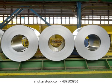 Galvanized Steel Coil In Steel Plant