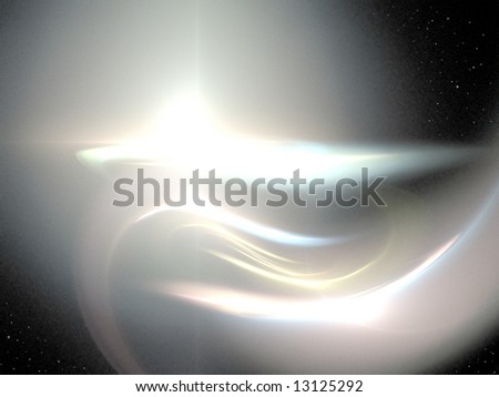 Gama explosion in space