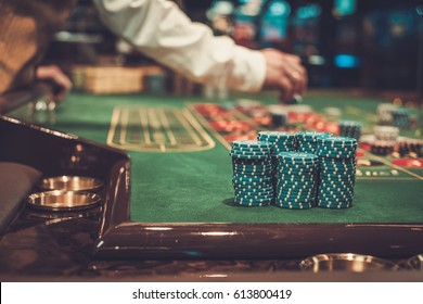 Gambling Table In Luxury Casino