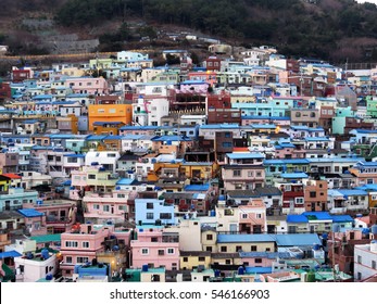 Gamcheon village in Busan, South Korea - Shutterstock ID 546166903