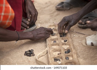 Game Of Bao Played In East And Central Africa