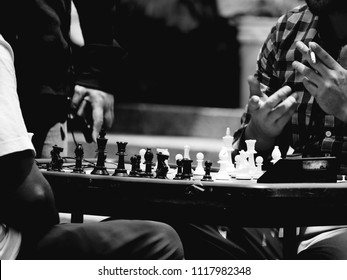 Game Of Chess In Manhattan (Union Square), NYC, USA