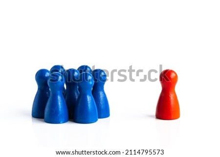 game cones presented of group with one different member
