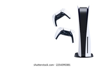 Game console with controller for cropping