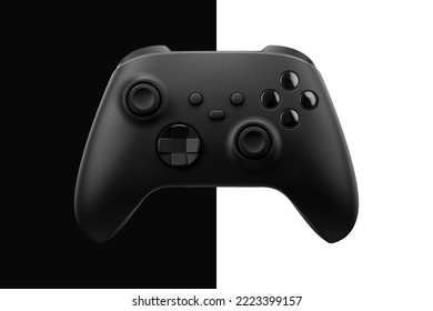 Game controller with Black and white background - Shutterstock ID 2223399157