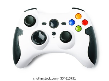 Game Controller Isolated On A White Background