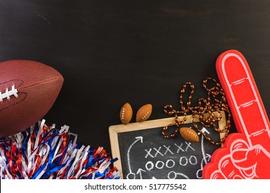 Game day football party table.