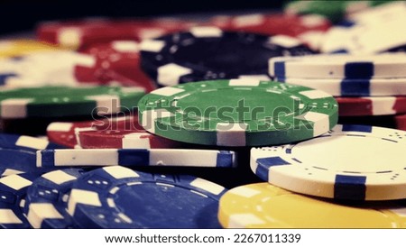 Game Gambling Tools Money Poker Chips Photo