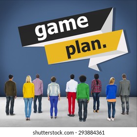 Game Plan Planning Strategy Direction Goal Solution Concept