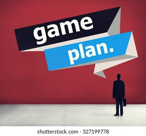 Game Plan Planning Strategy Direction Goal Solution Concept