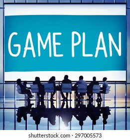 Game Plan Strategy Tactic Planning Vision Concept