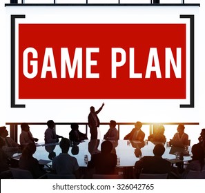 Game Plan Strategy Tactic Planning Vision Concept