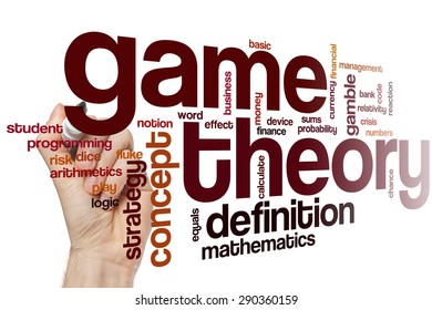 Game Theory Word Cloud Concept