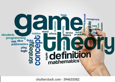 Game Theory Word Cloud Concept