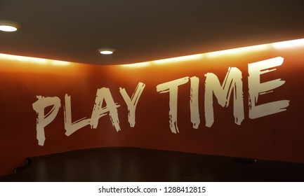 Game time letters, neon signs, vice and addiction - Powered by Shutterstock