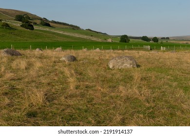 Gamelands Orton Stone Circle. Neolithic, Bronze Age Standing Stones. Knott Hill, Lake District, Cumbria UK