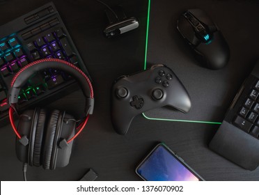 Esport Concept Top View Gaming Gear Stock Photo (Edit Now) 1450394450