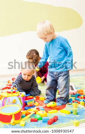 Games at the kindergarten