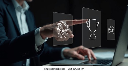 gamification concept in learning, interactive engaging content