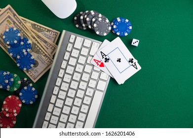 Gaming Business. Internet Betting Services. Gambling On The Site And Winning Money. Play Poker Online