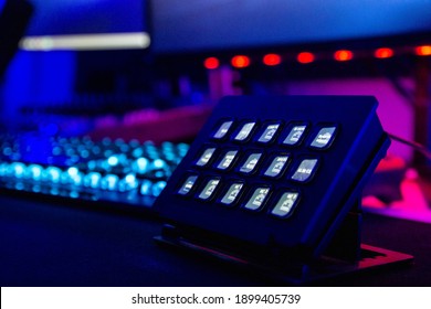 Gaming Keyboard Streaming Setup On Desk