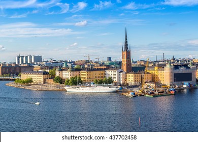  Gamla Stan, the old part of Stockholm, Sweden in a summer day
