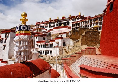 Ganden Monastery In Tibet