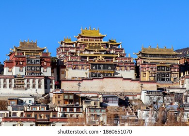 Ganden Sumtseling Monastery In Diqing Tibetan Autonomous Prefecture, China